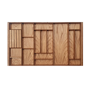 WCL 01 Лоток для столовых приборов WOOD COMFORL LINE 900 из массива дуба