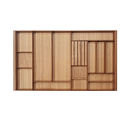 WCL 02 Лоток для столовых приборов WOOD COMFORL LINE 900 из массива дуба
